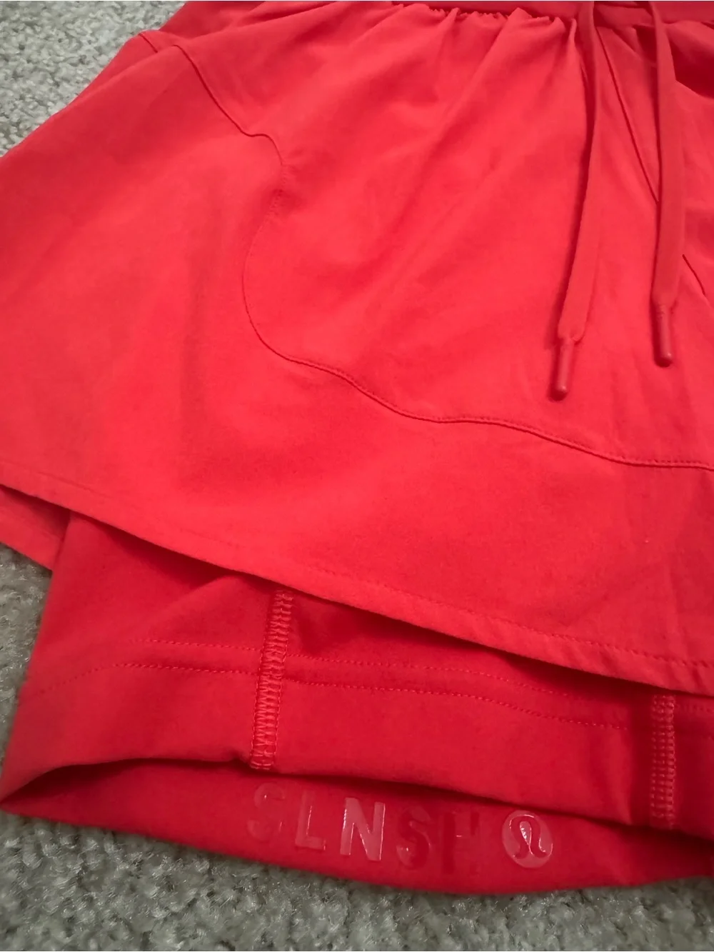 Lululemon Swift 2-in-1 High-Rise Shorts 6” Love Red XS NWT tag $128